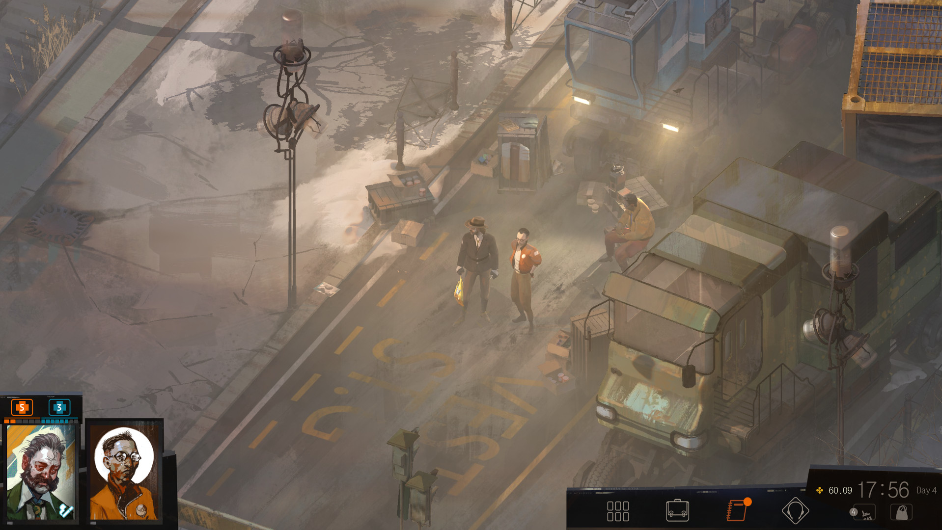 Screenshot from Disco Elysium