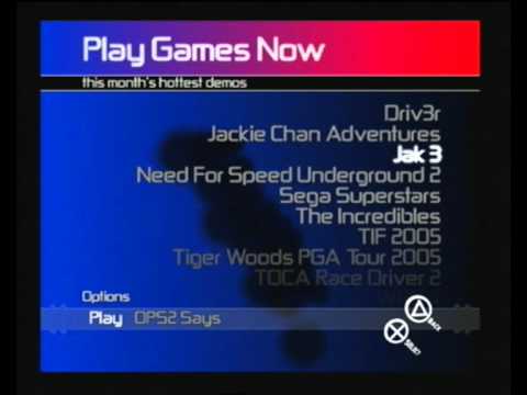 Diverse PS2 Demos