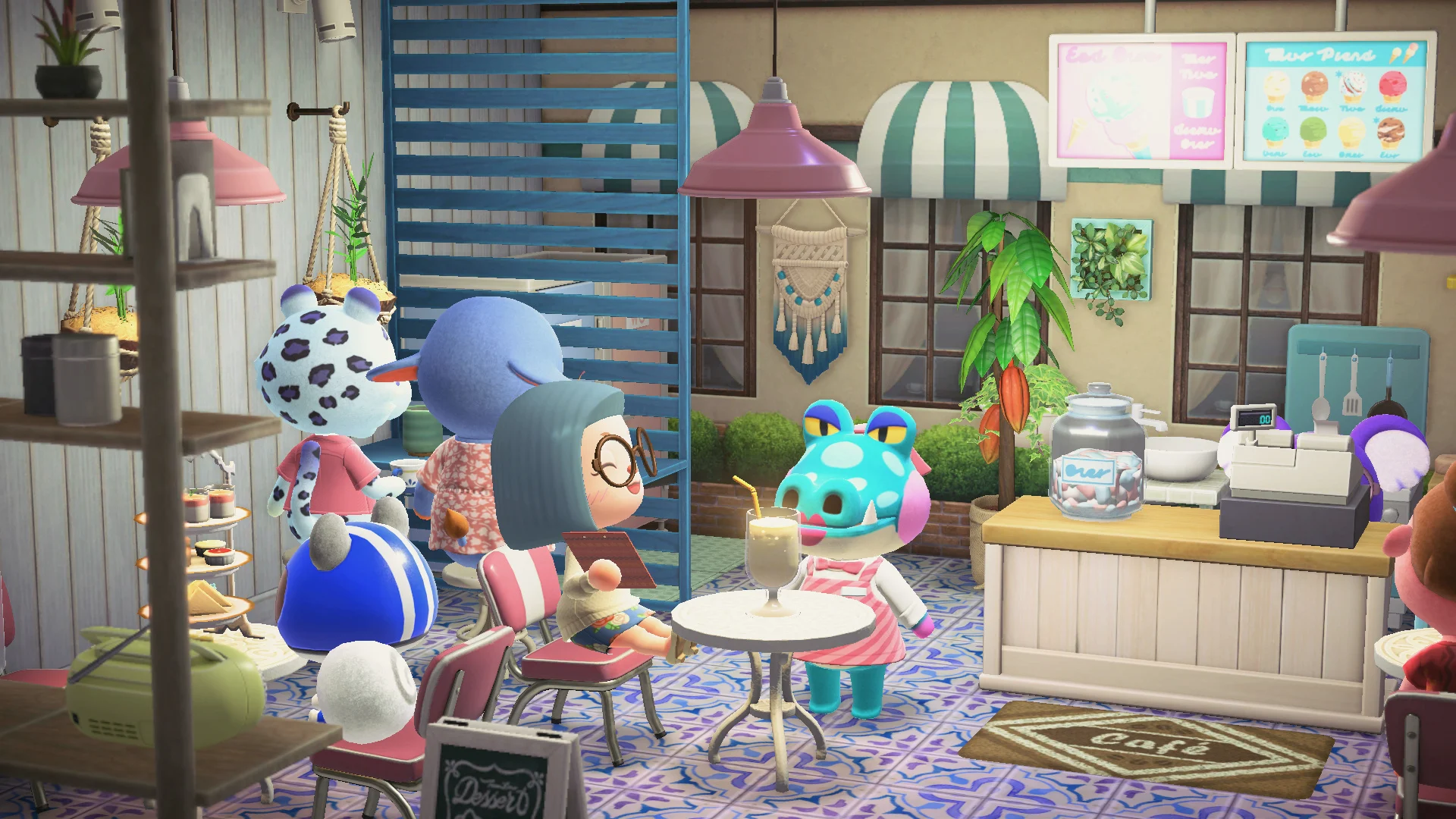 Cafe in new horizons