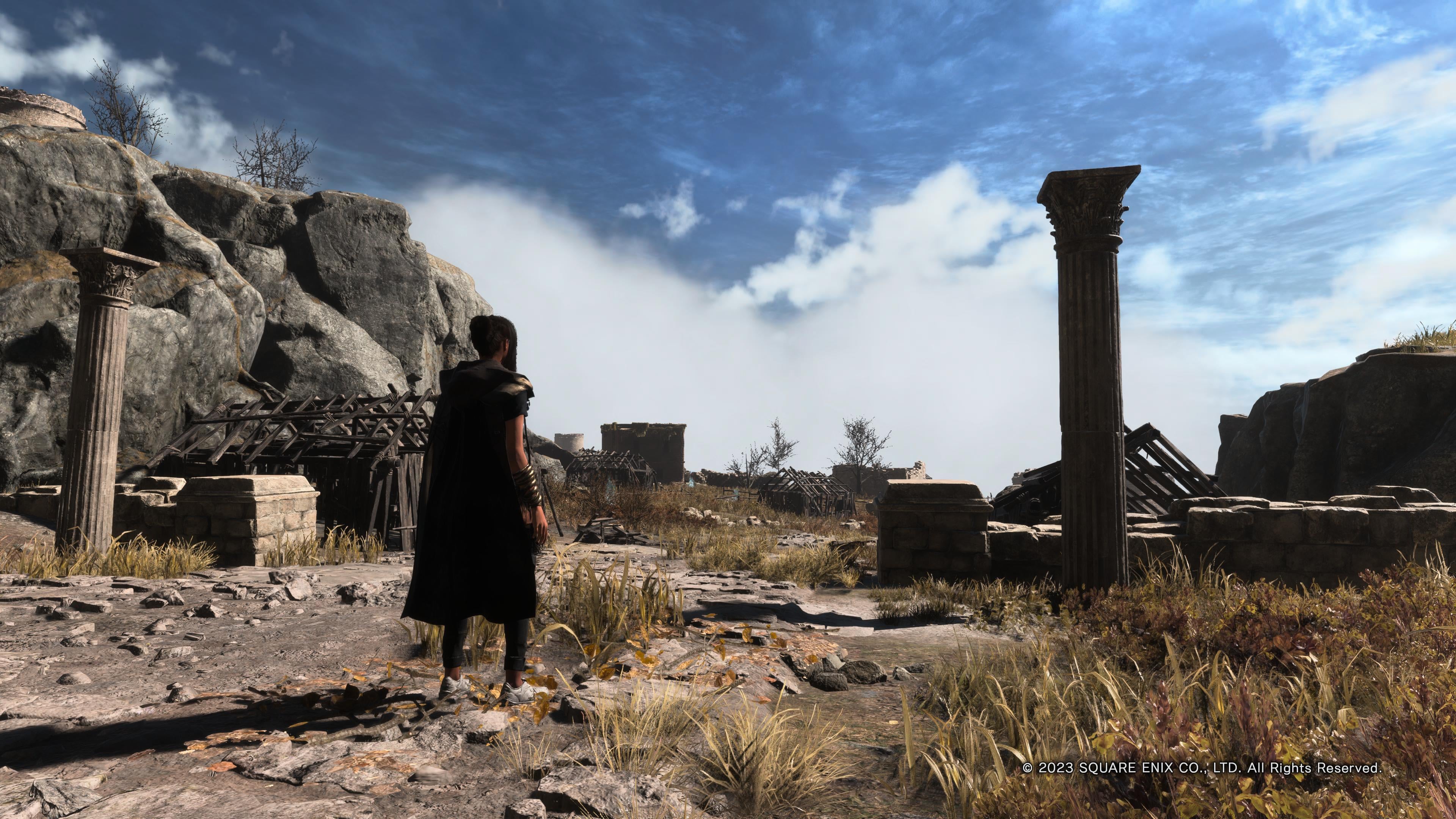 Frey looking to the distance
