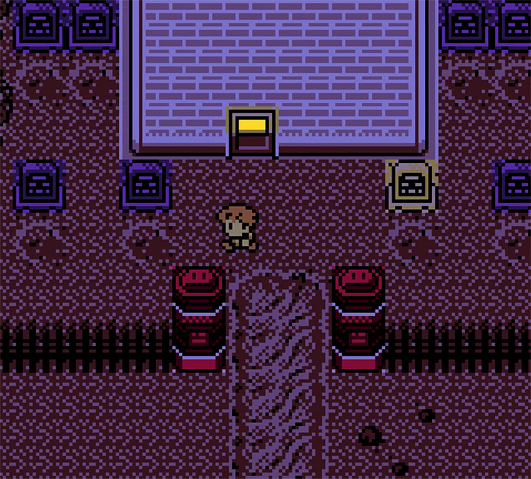 trainer is at a graveyard