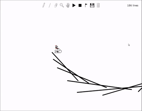 Line Rider tricks