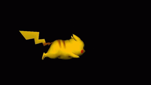 Pikachu running